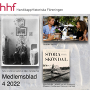 Omslagsbild medlemsblad nummer 4 2022, Handikapphistoriska Föreningen